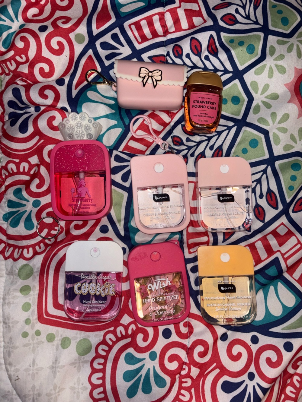 Pocket Hand Sanitizer & Holder Set - Pink